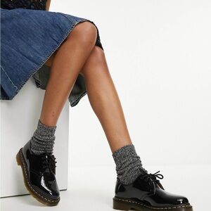 Dr. Martens 1461 Black Patent Leather Boots